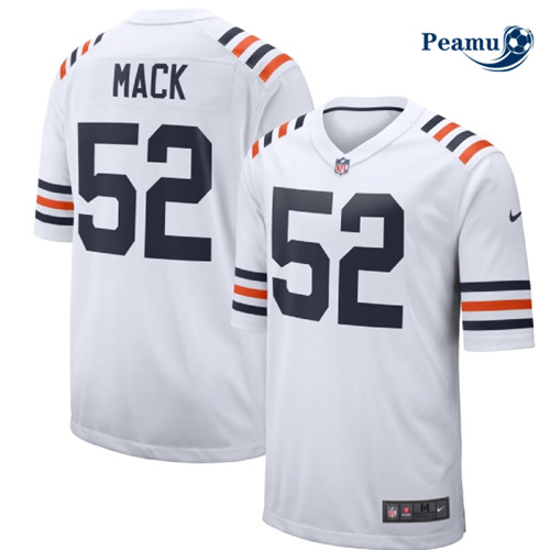 Peamu - Maillot foot Khalil Mack, Chicago Bears - Blanc p3766