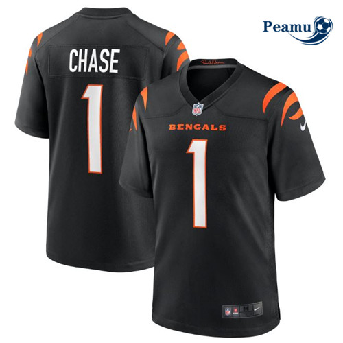 Peamu - Maillot foot Ja'Marr Chase, Cincinnati Bengals - Domicile p3693