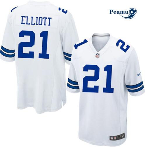 Peamu - Maillot foot Ezekiel Elliott, Dallas Cowboys - Road p3696
