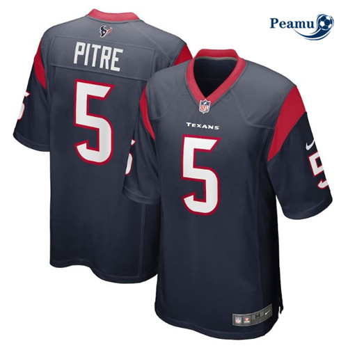 Peamu - Maillot foot Jalen Pitre, Houston Texans - Bleu marine p3706