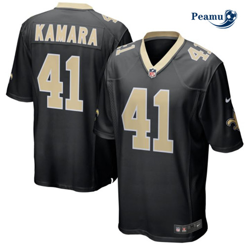 Peamu - Maillot foot Alvin Kamara, New Orleans Saints - Noir p3731