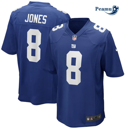 Peamu - Maillot foot Daniel Jones, New York Giants - Royal Bleu p3733