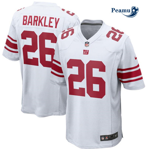 Peamu - Maillot foot Saquon Barkley, New York Giants - Blanc p3734