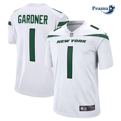 Peamu - Maillot foot Sauce Gardner, New York Jets - Blanc p3739