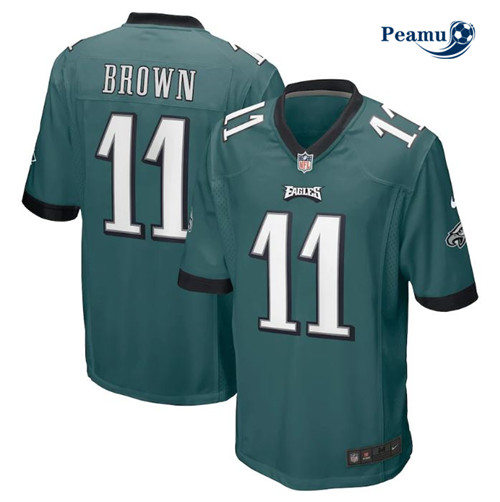 Peamu - Maillot foot A. J. Brown, Philadelphia Eagles - Vert Minuit p3740