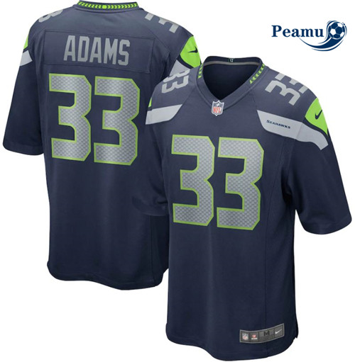 Peamu - Maillot foot Jamal Adams, Seattle Seahawks - Bleu Marine p3751