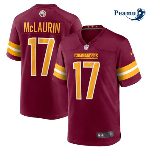 Peamu - Maillot foot Terry McLaurin, Washington Commanders - Burgundy p3758