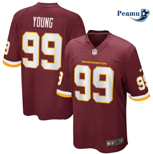 Peamu - Maillot foot Chase Young, Washington Football Team - Burgundy p3760