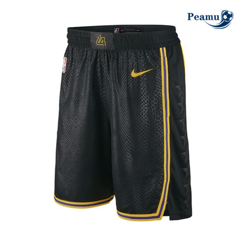 Peamu - Maillot foot Short Los Angeles Lakers 'Noir Mamba' p3971