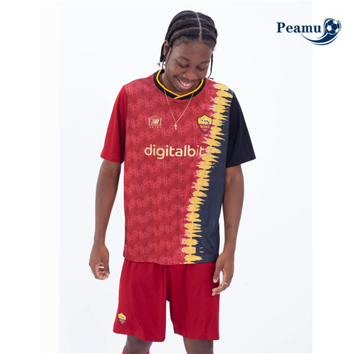 Peamu - Maillot foot AS Rome Édition spéciale Vert 2022-2023 p3221