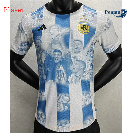 Peamu - Maillot foot Argentine Player Version Champions commémorative 2022-2023 p3141