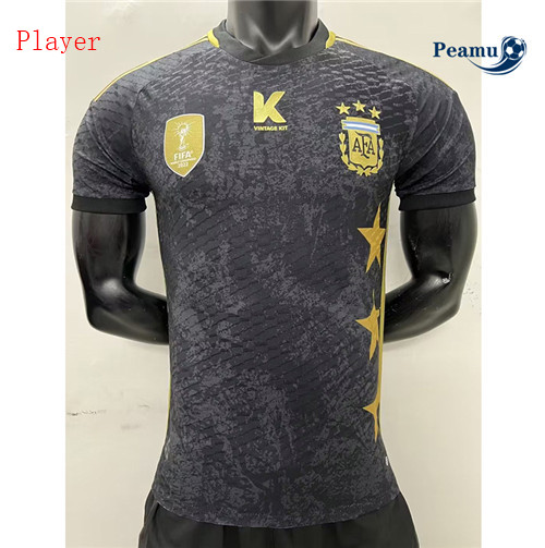 Peamu - Maillot foot Argentine Player Version Édition spéciale Noir 2022-2023 p3147