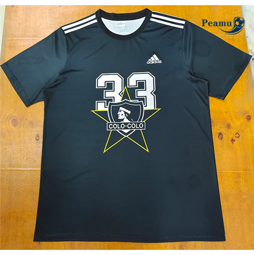 Peamu - Maillot foot Colo-Colo T-shirt Noir 2022-2023 p3039