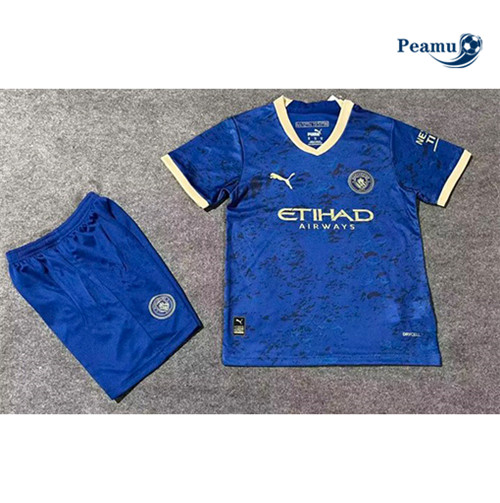 Peamu - Maillot foot Manchester City Enfant commémoratif 2022-2023 p3085