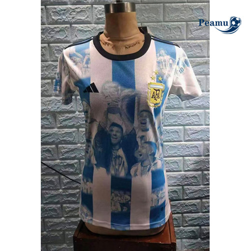 Peamu - Maillot foot Argentine Femme commémoratif 2022-2023 p3097