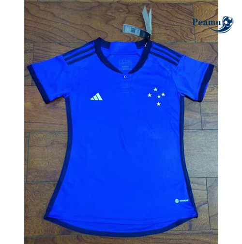 Peamu - Maillot foot Cruzeiro Femme Domicile Bleu 2023-2024 p3090