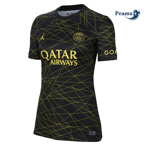 Peamu - Maillot foot PSG x Jordan Femme Fourth 2022-2023 p3096