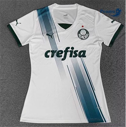 Peamu - Maillot foot Palmeiras Femme Blanc 2023-2024 p3094