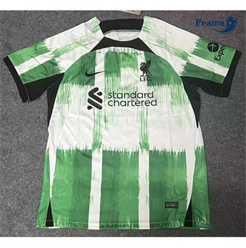 Peamu - Maillot foot Liverpool training Vert 2022-2023 p3181