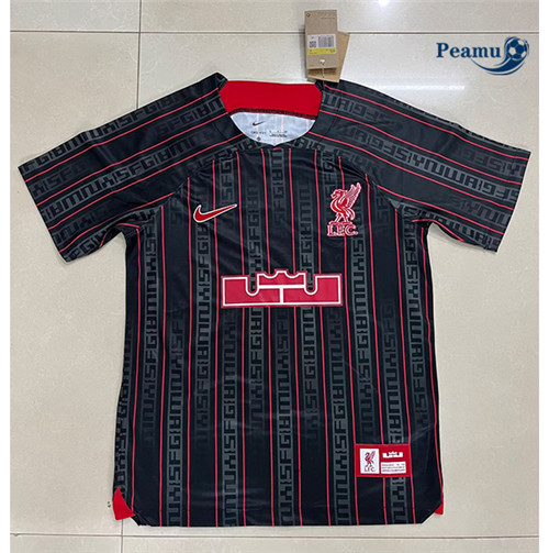 Peamu - Maillot foot Liverpool training Noir 2022-2023 p3183