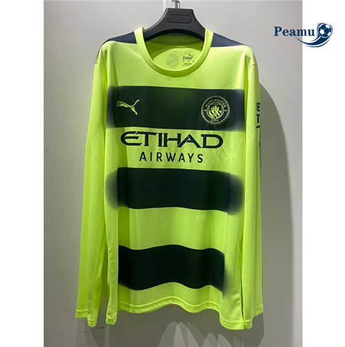 Peamu - Maillot foot Manchester City Third Manche Longue 2022-2023 p3186