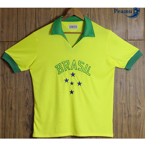Peamu - Maillot foot Rétro foot Brésil Domicile 1958 p3194