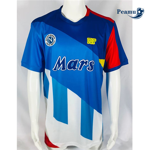 Peamu - Maillot foot Rétro foot Maradona Vert Costume p3201
