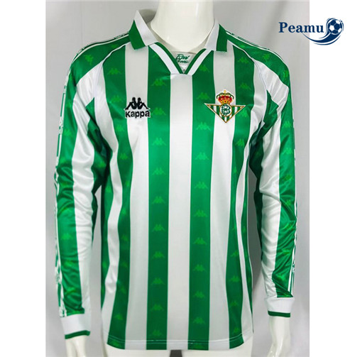 Peamu - Maillot foot Rétro foot Real Betis Domicile Manche Longue 1995-97 p3190