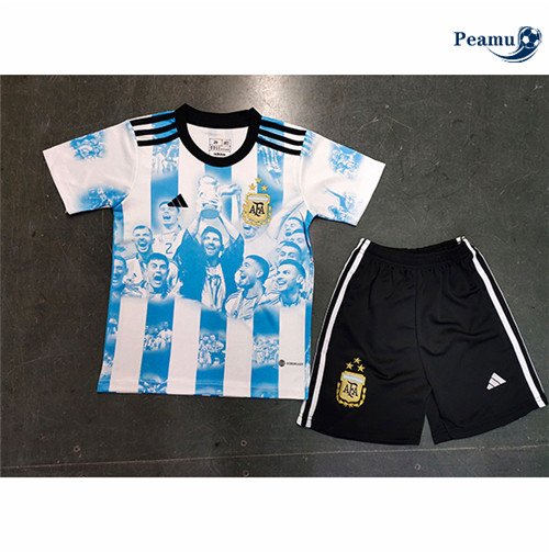 Peamu - Maillot foot Argentine Enfant 3-star All-Star 2023/2024 Paris