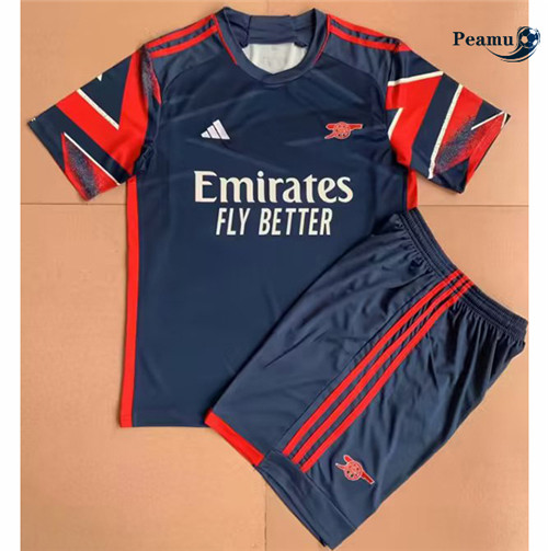 Peamu - Maillot foot Arsenal Enfant Bleu 2023/2024 Soldes