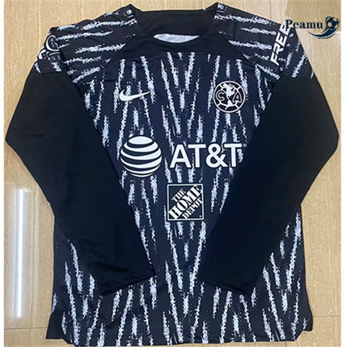 Peamu - Maillot foot Club America Gardien De But Manche Longue Noir 2023/2024 Paris