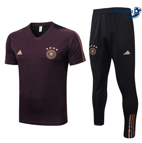 Peamu - Maillot Kit Entrainement Foot Allemagne + Pantalon brun 2022/2023 grossiste