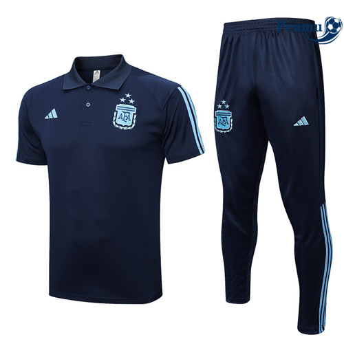 Peamu - Maillot Kit Entrainement Foot Argentine + Pantalon 3 stars Bleu 2023/2024 France