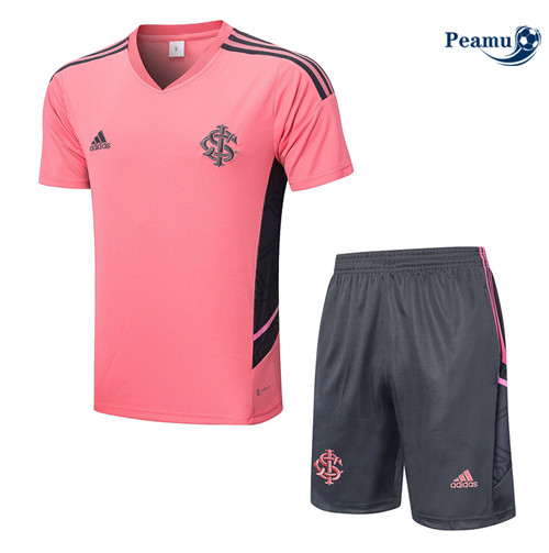 Peamu - Maillot Kit Entrainement Foot SC Internacional + Pantalon rose 2022/2023 Chinois
