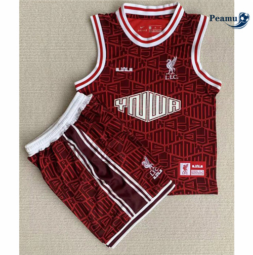Peamu - Maillot foot Liverpool Enfant Co-brand Tank Top 2023/2024 Paris