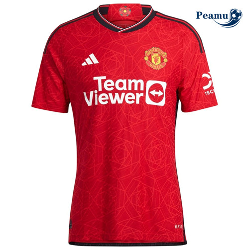 Peamu - Maillot foot Manchester United Domicile 2023/2024 Officiel