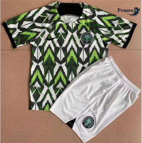 Peamu - Maillot foot Nigeria Enfant Vert 2023/2024 Original