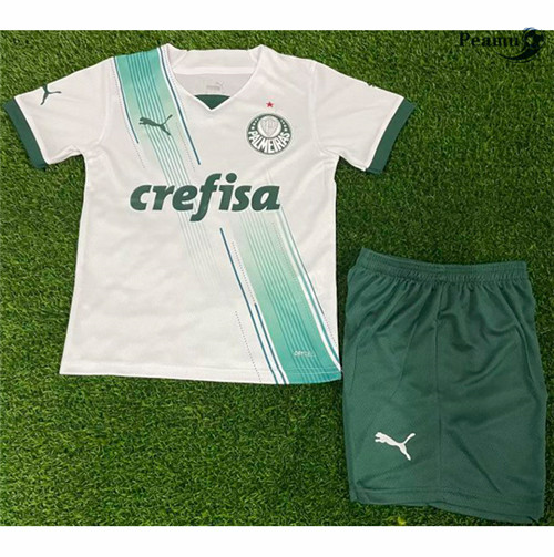 Peamu - Maillot foot Palmeiras Enfant Blanc 2023/2024 Chinois