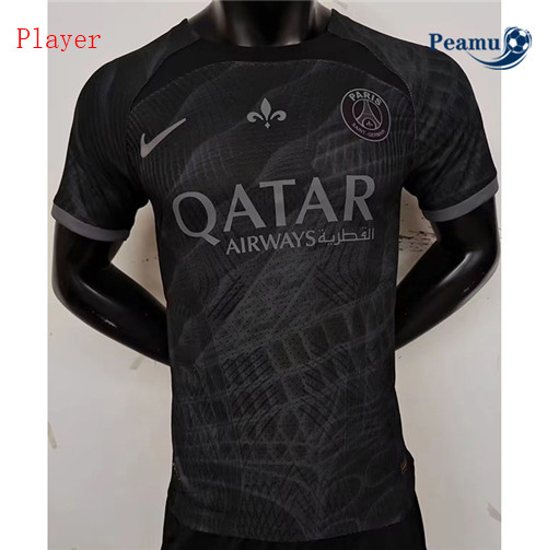 Peamu - Maillot foot PSG Player Version Noir 2023/2024 Outlet
