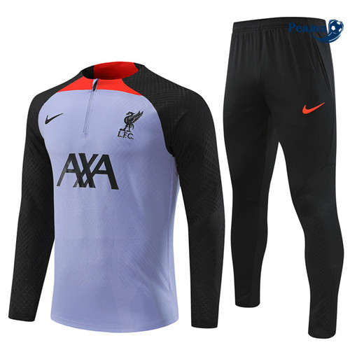 Peamu - Maillot foot Survetement Player Liverpool Blanc 2022/2023 France