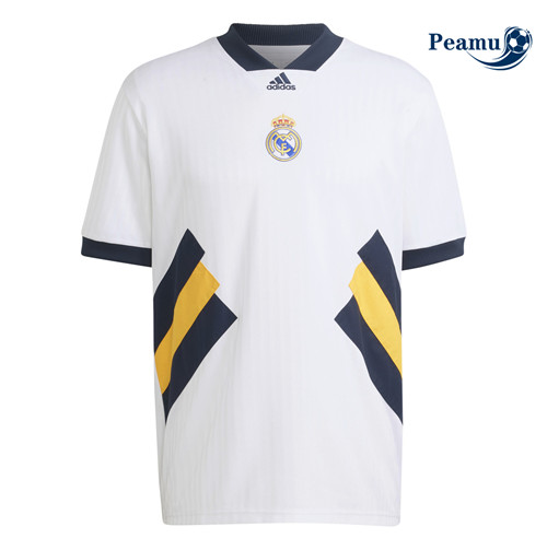 Peamu - Maillot foot Real Madrid ICON Blanc 2023/2024 France