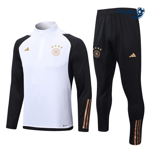 Peamu - Maillot foot Survetement Allemagne Blanc 2022/2023 grossiste