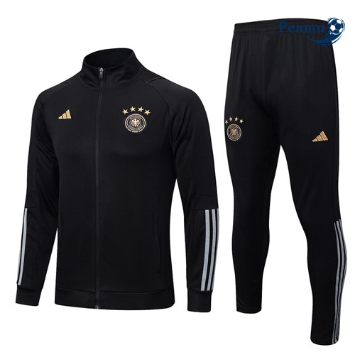 Peamu - Maillot foot Veste Survetement Allemagne noir 2022/2023 prix