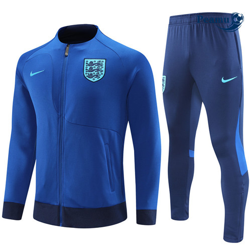 Peamu - Maillot foot Veste Survetement Angleterre Bleu 2022/2023 grossiste