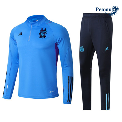 Peamu - Maillot foot Survetement Argentine Bleu 2022/2023 discout