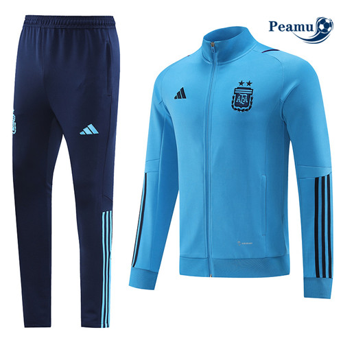 Peamu - Maillot foot Veste Survetement Argentine Bleu 2022/2023 Outlet