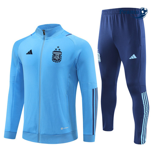 Peamu - Maillot foot Veste Survetement Argentine 3stars Bleu 2023/2024 Original