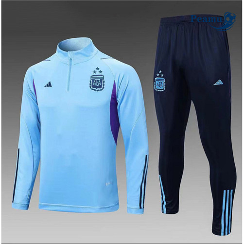 Peamu - Maillot foot Survetement Argentine Bleu 2023/2024 Outlet