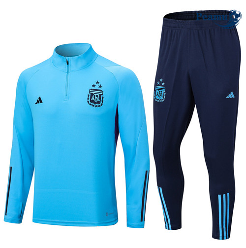 Peamu - Maillot foot Survetement Argentine Enfant Bleu 2022/2023 Original