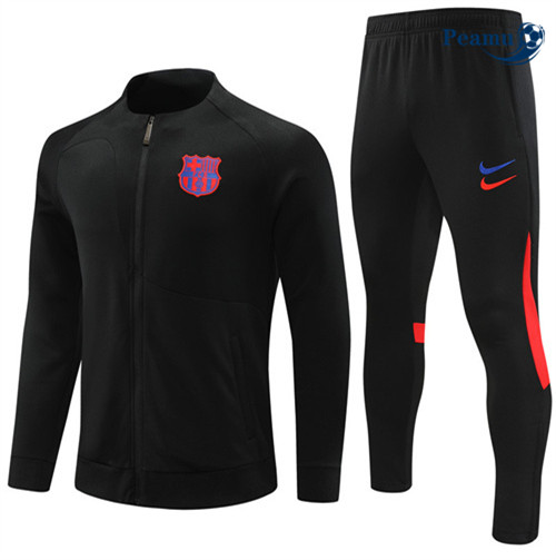 Peamu - Maillot foot Veste Survetement Barcelone Enfant noir 2022/2023 prix